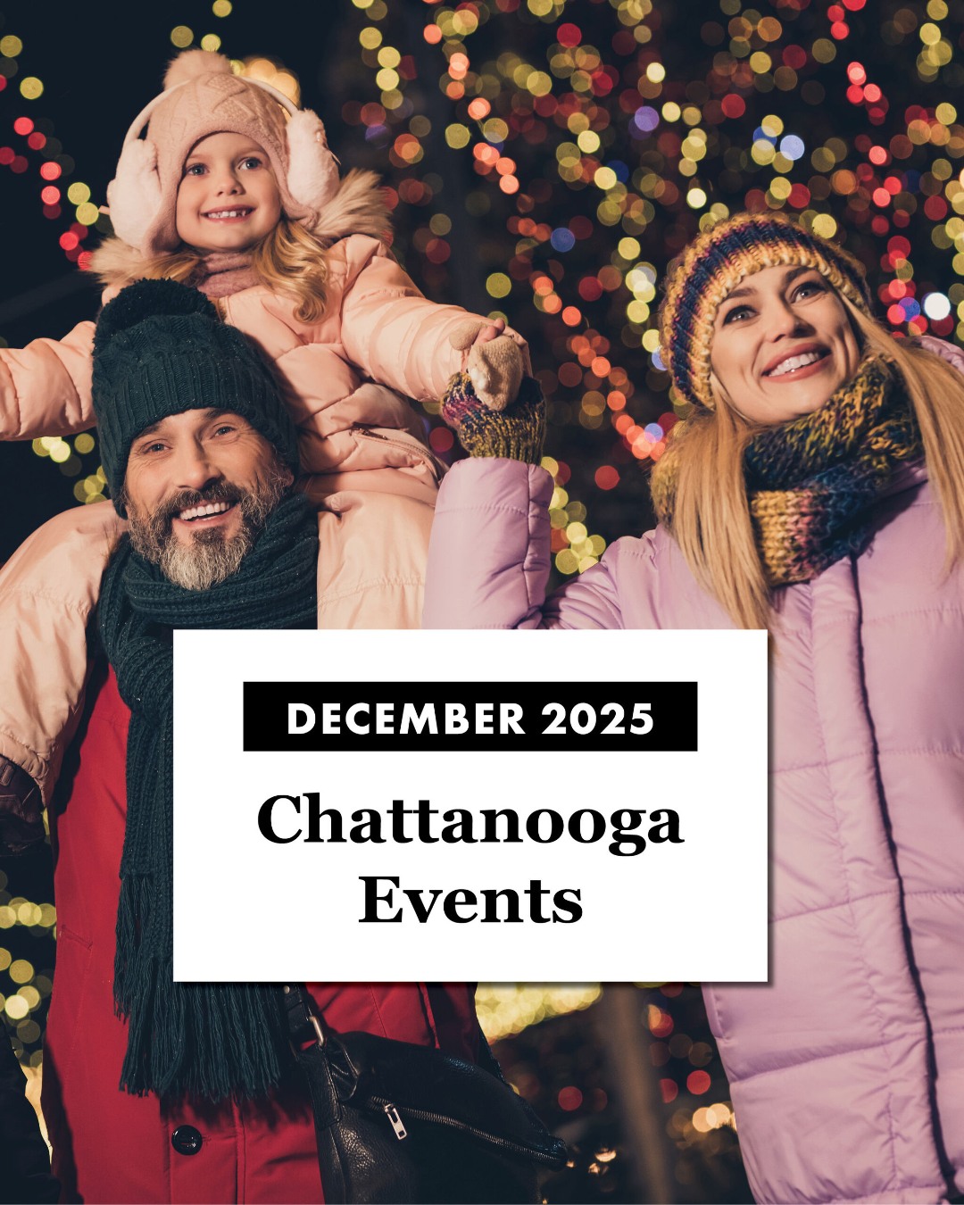 Looking for fun events in Chattanooga next month? We’ve got you covered! Here are just a few of the events you can attend in December.

⛸️ Ice on the Landing
📍 First Horizon Pavilion
📅 All month long

🎄 Red Bank Christmas Festival & Parade
📍 Dayton Boulevard
📅 December 13

🎆 Cheers to the New Year
📍 @cdmfun
📅 December 30

Head to our website at the link in our bio for our full list of events and celebrations happening in December!