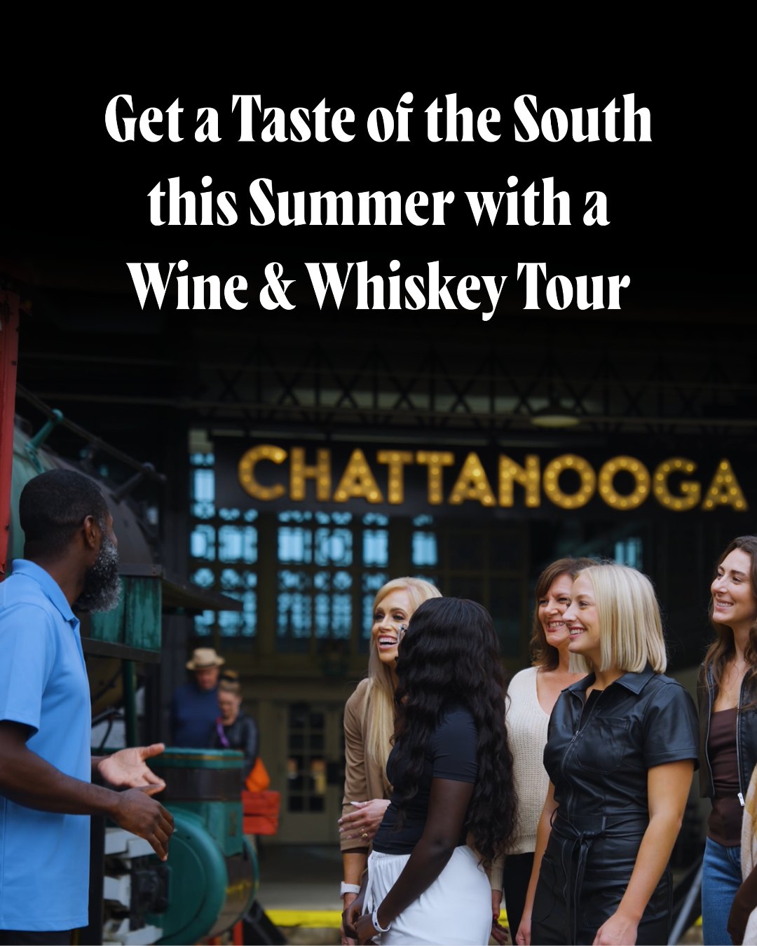 Wine or whiskey? 🍷 On @chattanoogaviptours Taste of the South experience, you can enjoy both.

Begin with a warm welcome on Station Street before heading to Georgia Winery for an exclusive tour, a full glass, four tastings, and a complimentary bottle. Back in Chattanooga, explore the historic Chattanooga Choo Choo, then visit the Chattanooga Whiskey Experimental Distillery for an in-depth tour and guided tasting. Finish with a memorable dinner at Nic & Norman’s, blending great food with Hollywood charm.