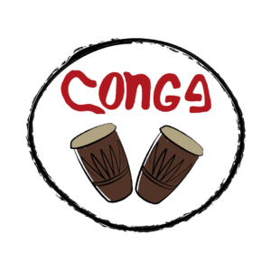 Conga Latin Food Logo