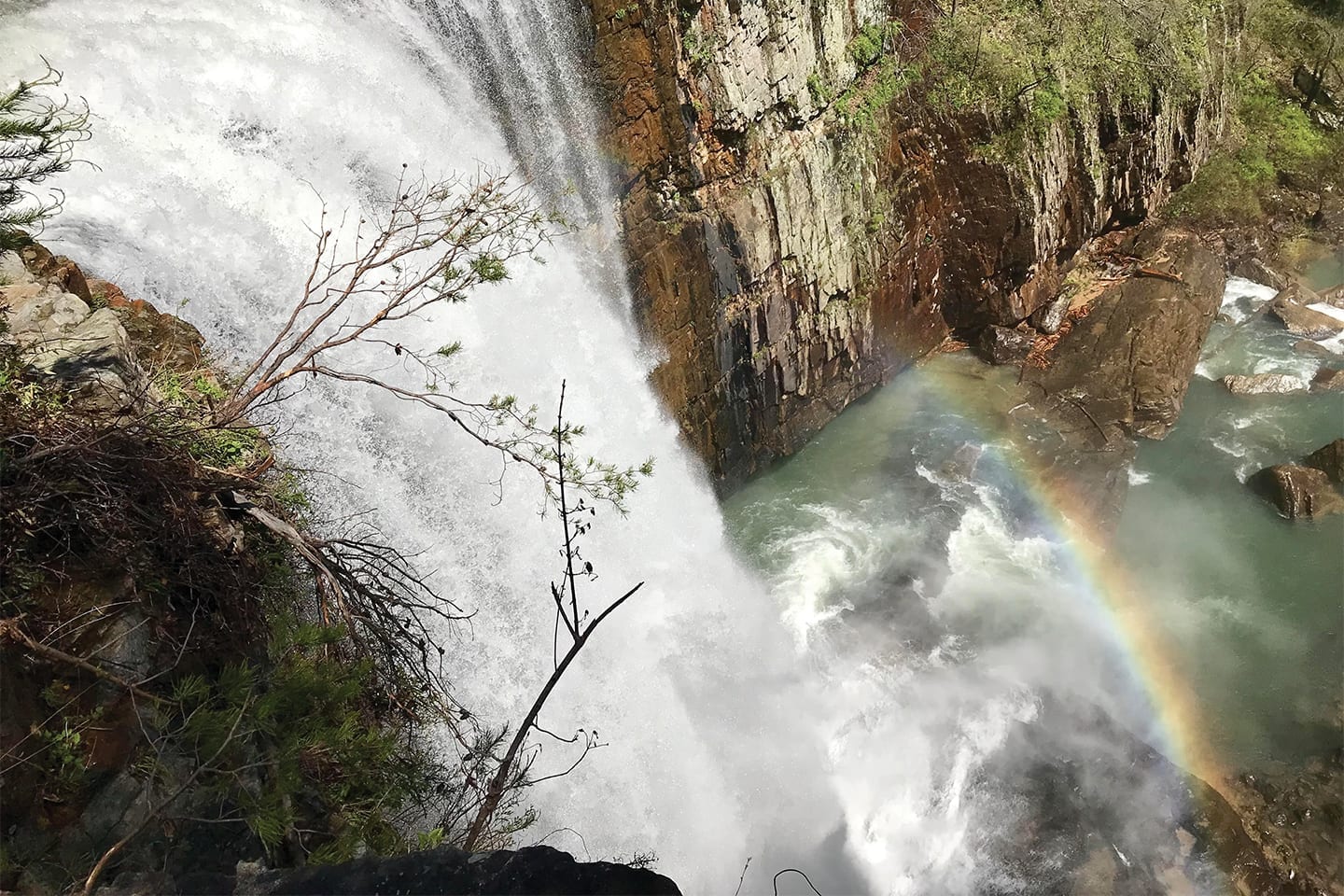 Lula Lake Waterfall