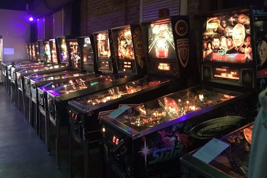 Arcade games and pinball machines at the Classic Arcade and Pinball Museum