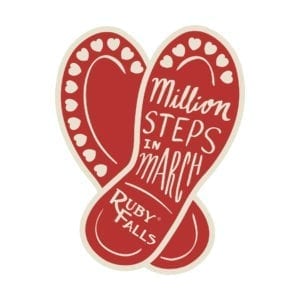 Million Steps in March Logo