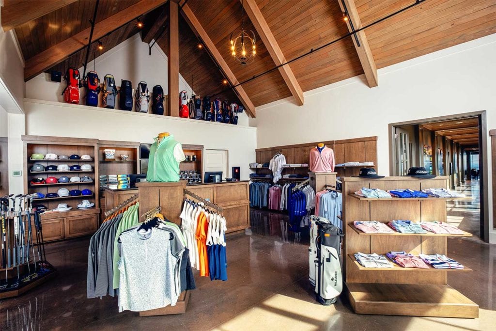Golf Pro Shop at McLemore; Photo by Lanewood Studio