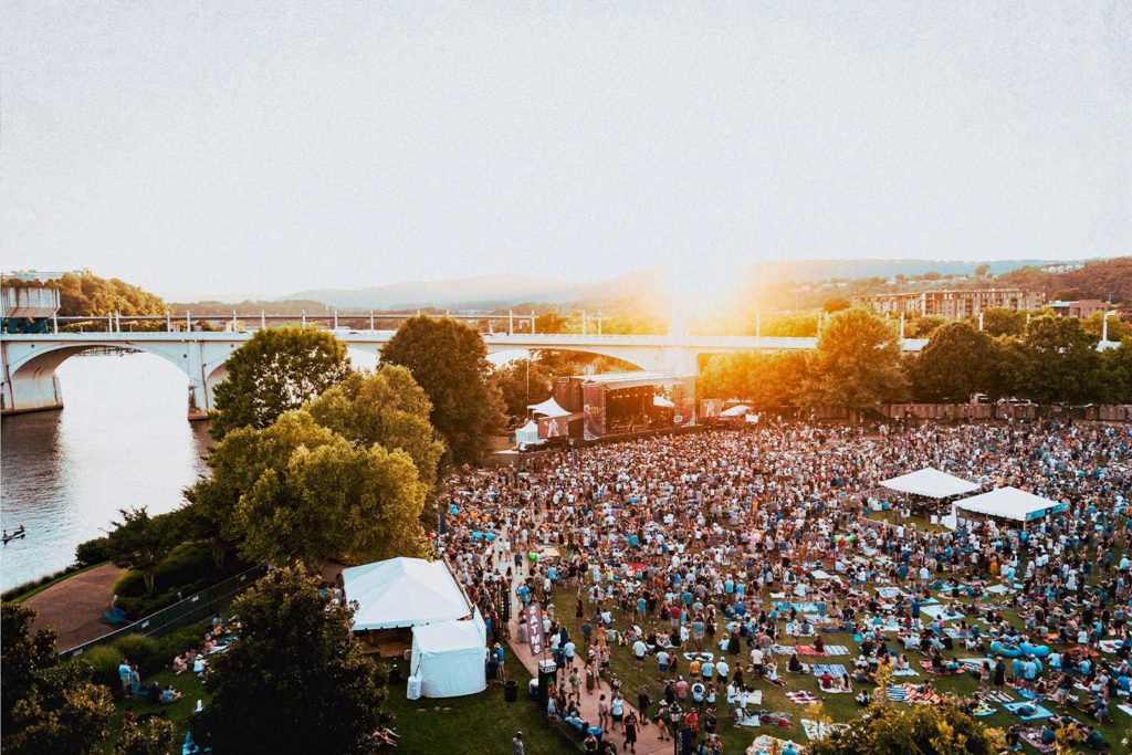 Moon River Festival at Coolidge Park in Chattanooga