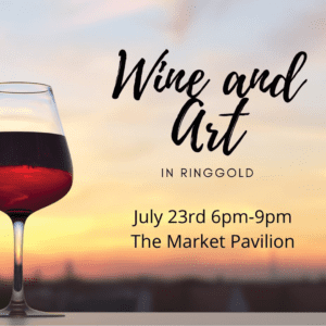 Wine and Art in Ringgold graphic