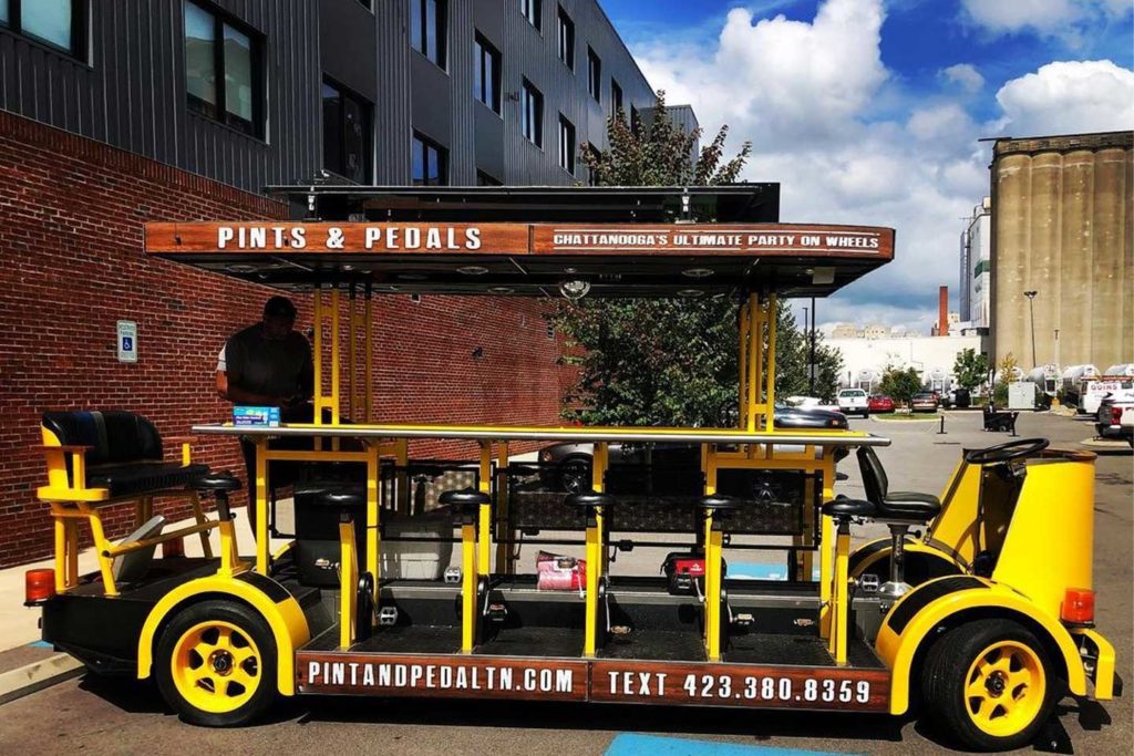 Pints and Pedals vehicle