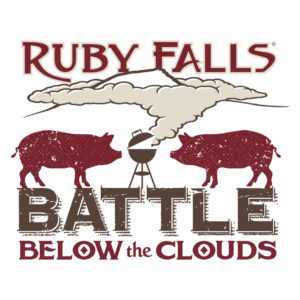 Ruby Falls Battle Below the Clouds logo