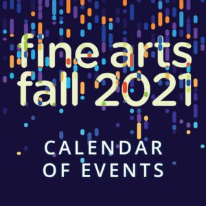 Fine Arts Fall 2021 Chatt State Graphic