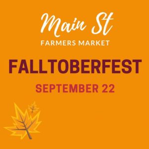 Main Street Farmers market falltoberfest
