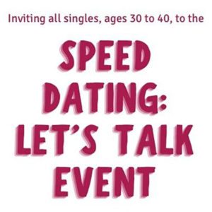 Speed Dating: Let's Talk Event graphic