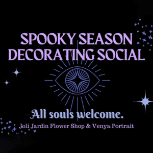 Spooky Season Decorating Social Graphic