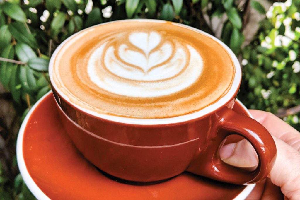 latte art from Mean Mug Coffeehouse in Chattanooga