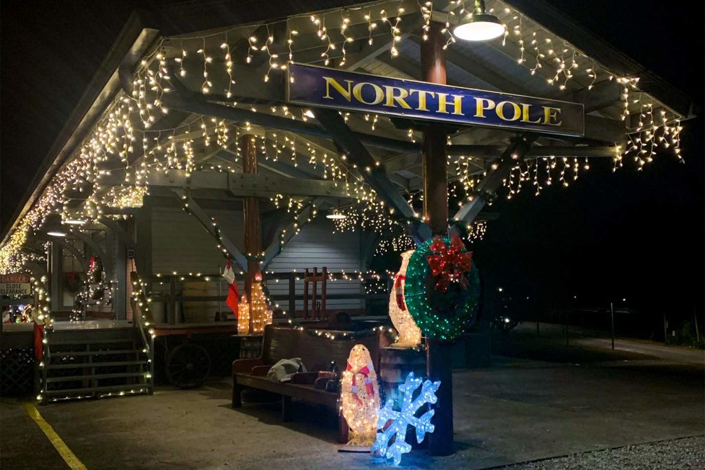 The North Pole Station for the North Pole Limited Train