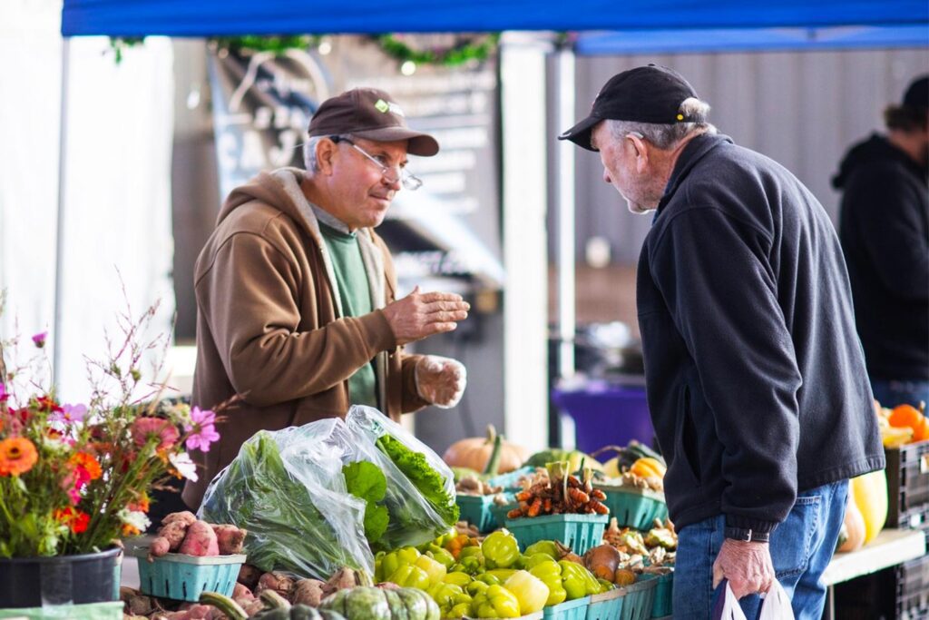 Vendor at the Chattanooga Farmers Market