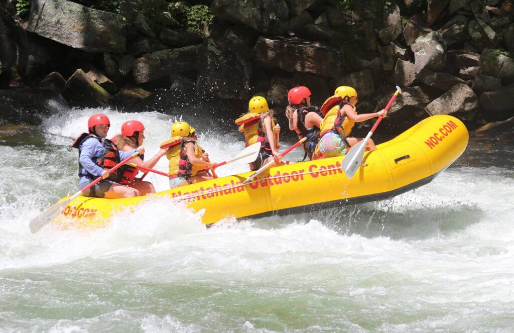 Nantahala river rafting tours on the ocoee river