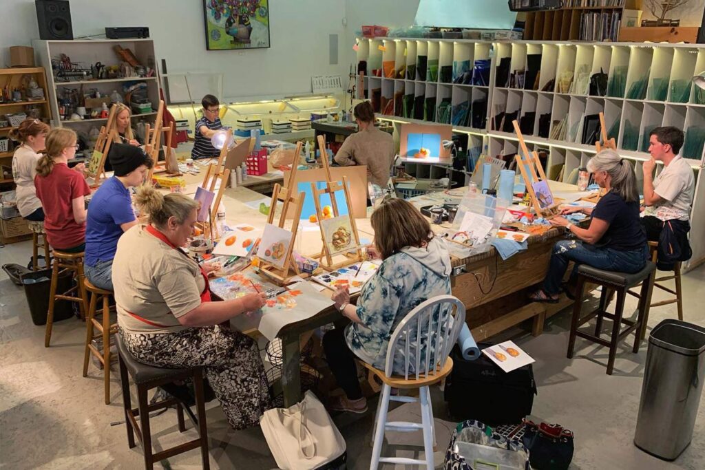 reflections gallery chattanooga art class
