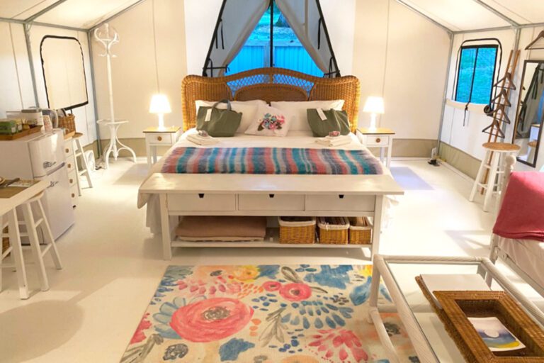 Vacation Rentals from Paradise Meadows Glamping tent.