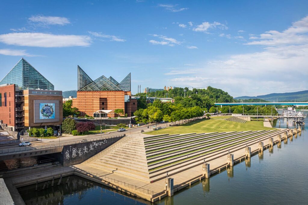 Chattanooga Riverwalk one of the destinations for a perfect day in Chattanooga.