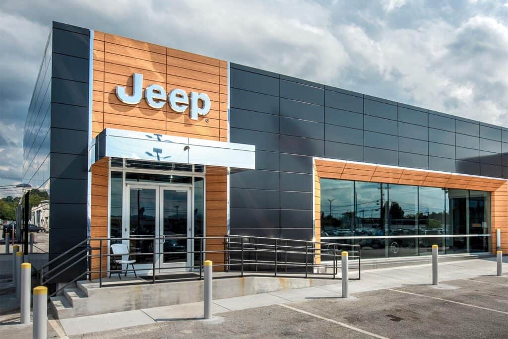 Crown Jeep built by Dillard Construction