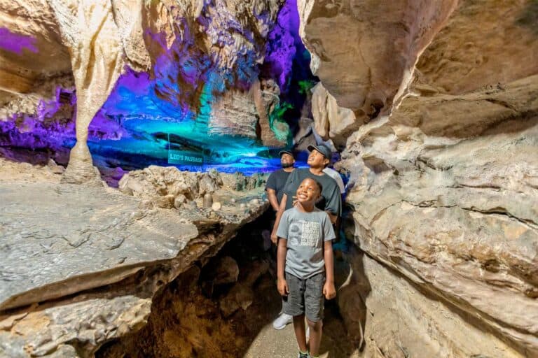 tourists in ruby falls