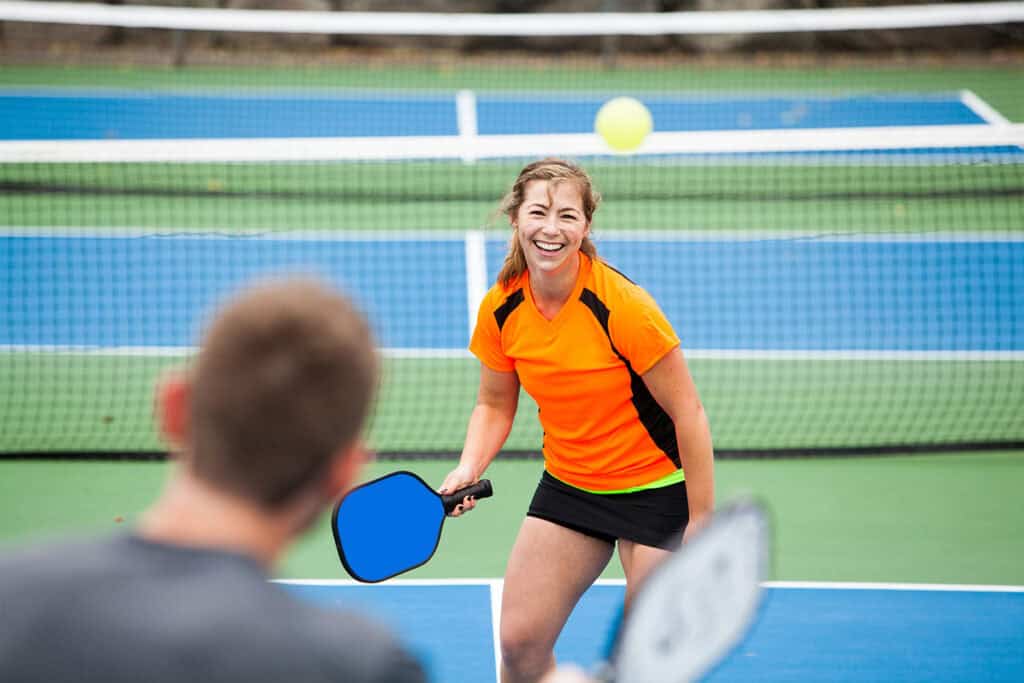 ooutdoor pickleball court