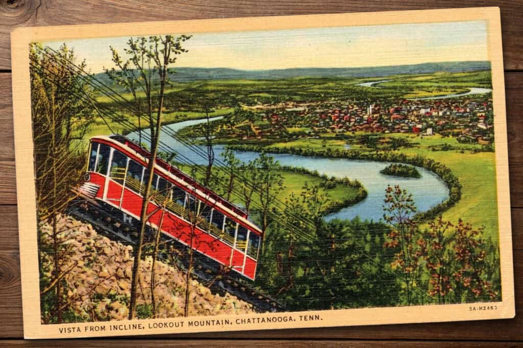 chattanooga incline railway vintage picture
