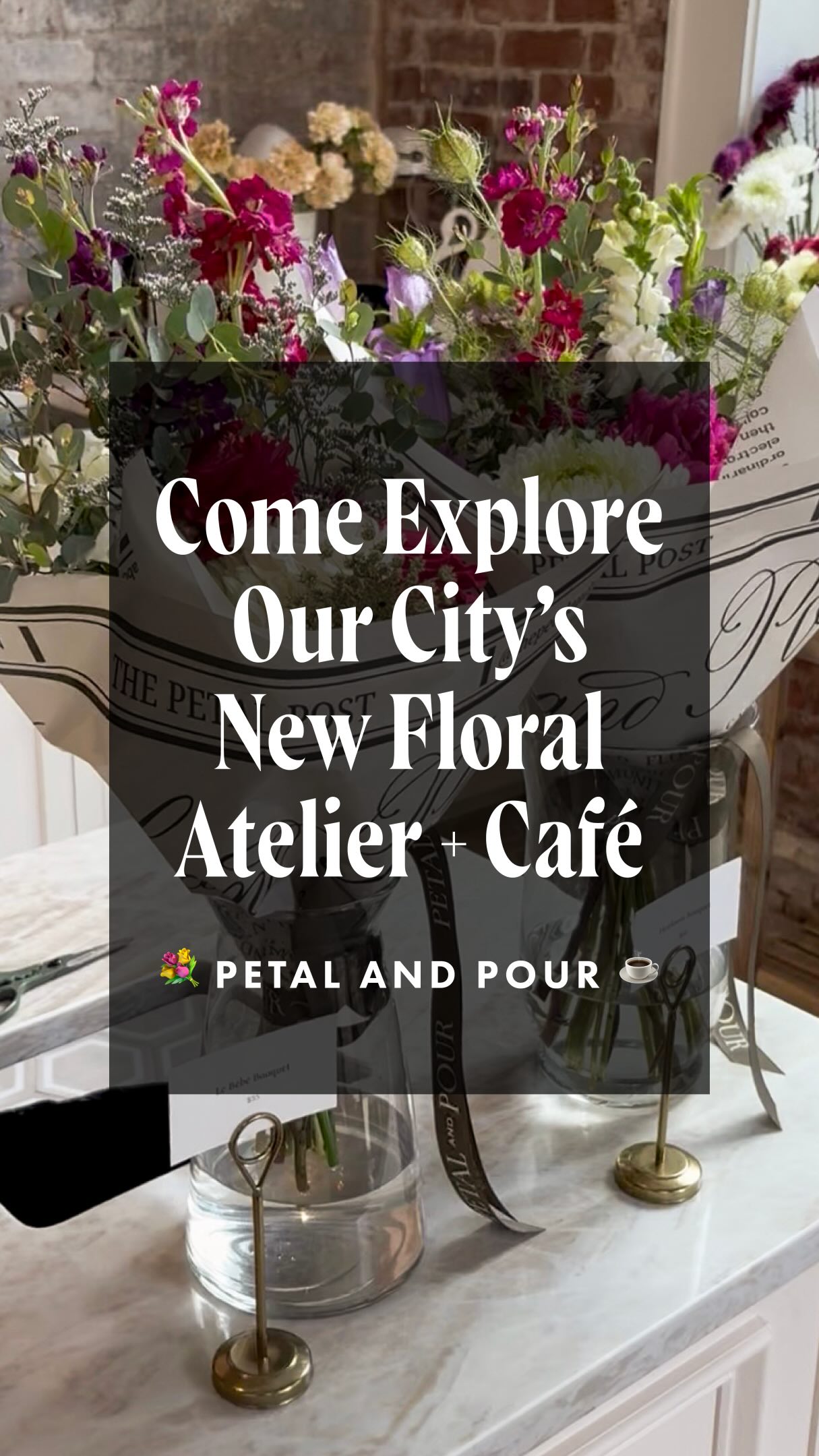 Fresh flowers, locally roasted coffee, and delicious pastries? Yes, please! 💐

Opened just last month, @thepetalandpour is bringing French flair to the Scenic City. Stop by their location off of Broad Street to shop, eat, and gather in a European-inspired atmosphere.

Chattanooga | scenic city | florist | café | atelier | floral atelier | french | European | pastries | coffee | flowers | gifts | shop local | bouquets | croissants | glassware | dishes | petal and pour | new | small business | tea | France | Chattanooga, TN | Tennessee