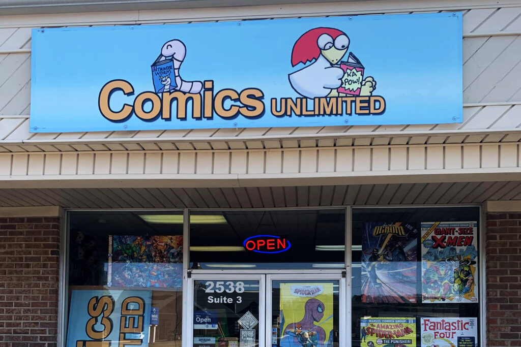 Comics Unlimited storefront