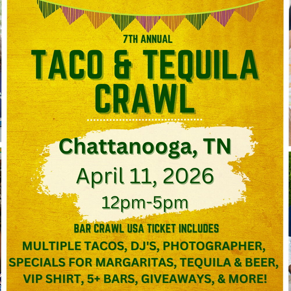 Taco and tequila crawl