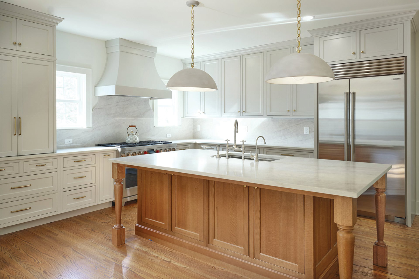 kitchen in a home built by Mountain City Construction