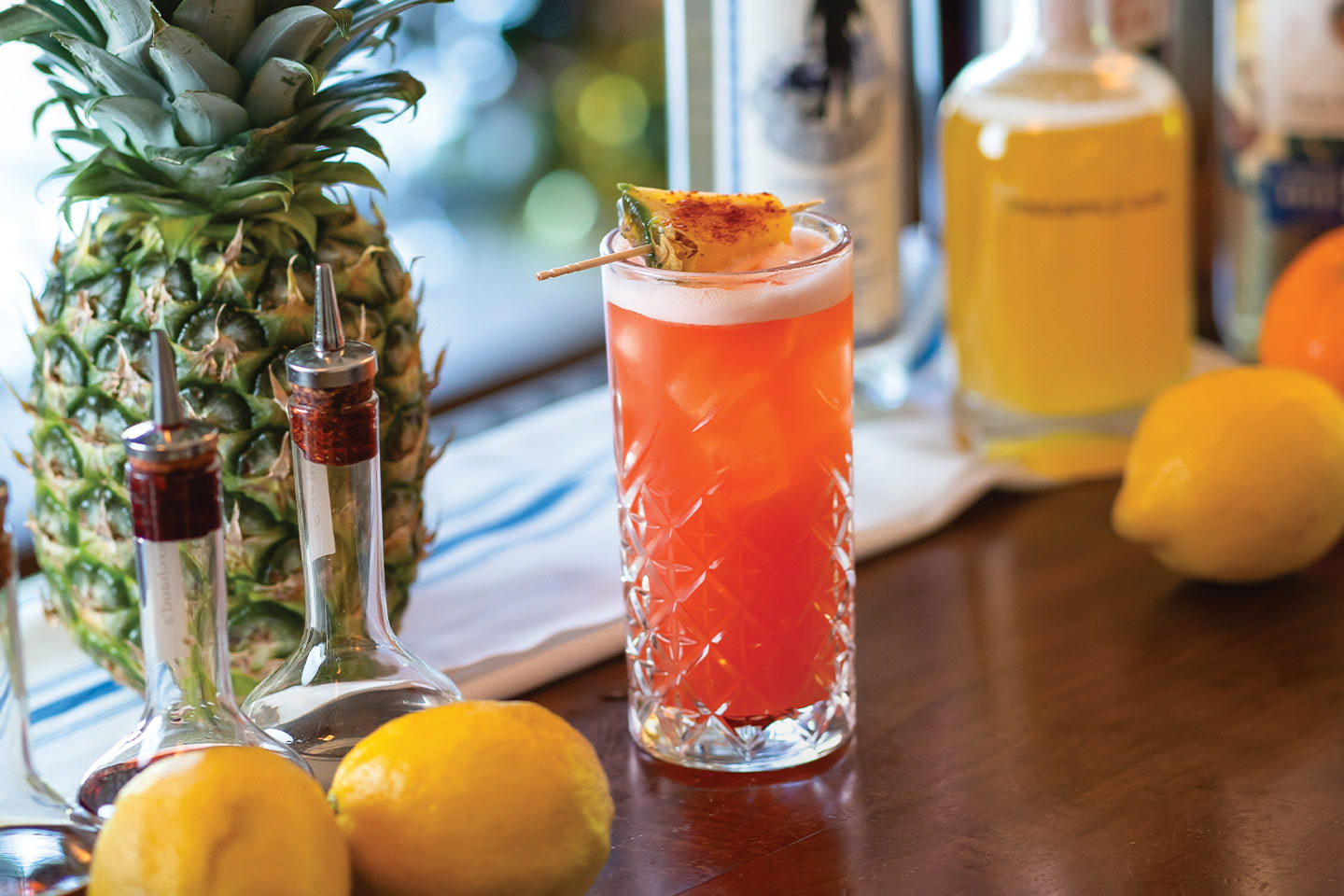 cocktail at The Rosecomb