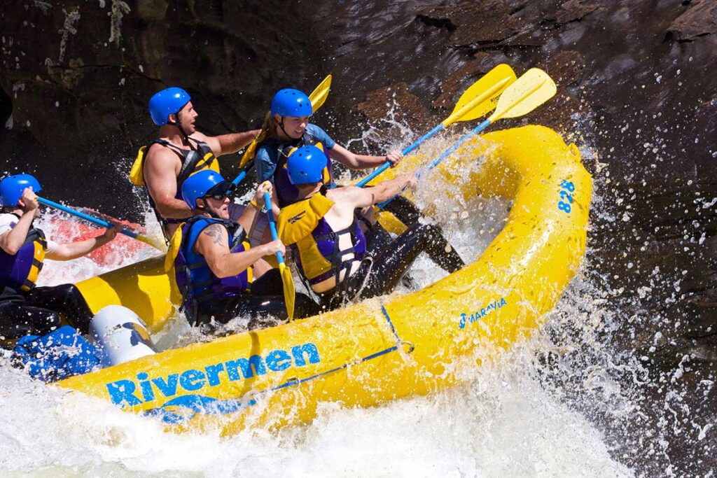 white water rafting