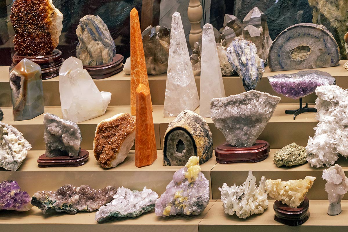 rocks, minerals, and gems