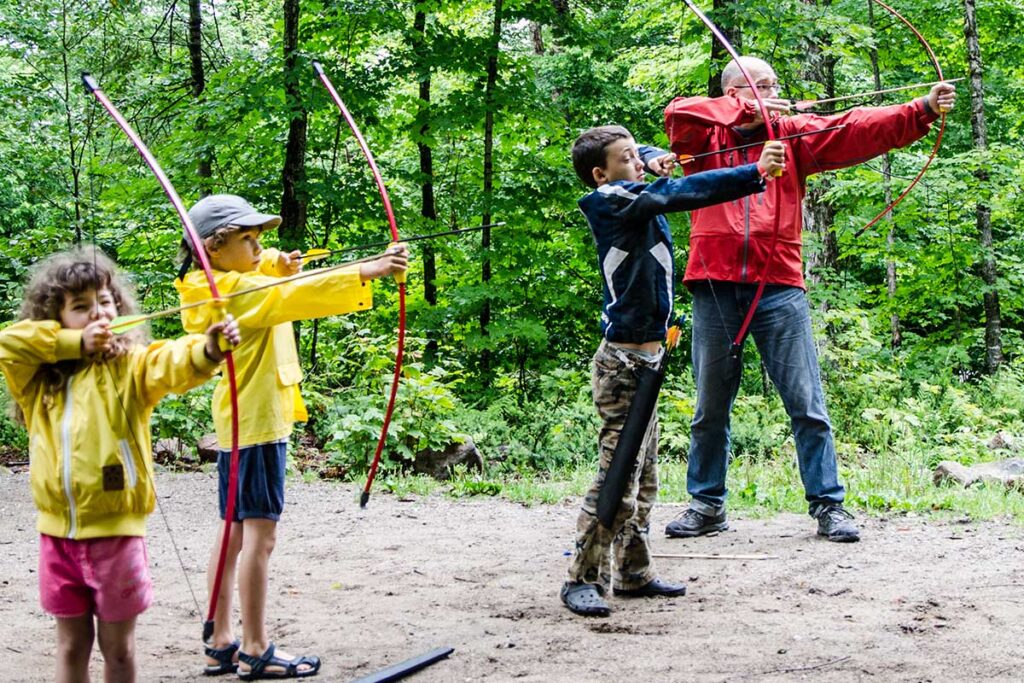 family fun day children archery