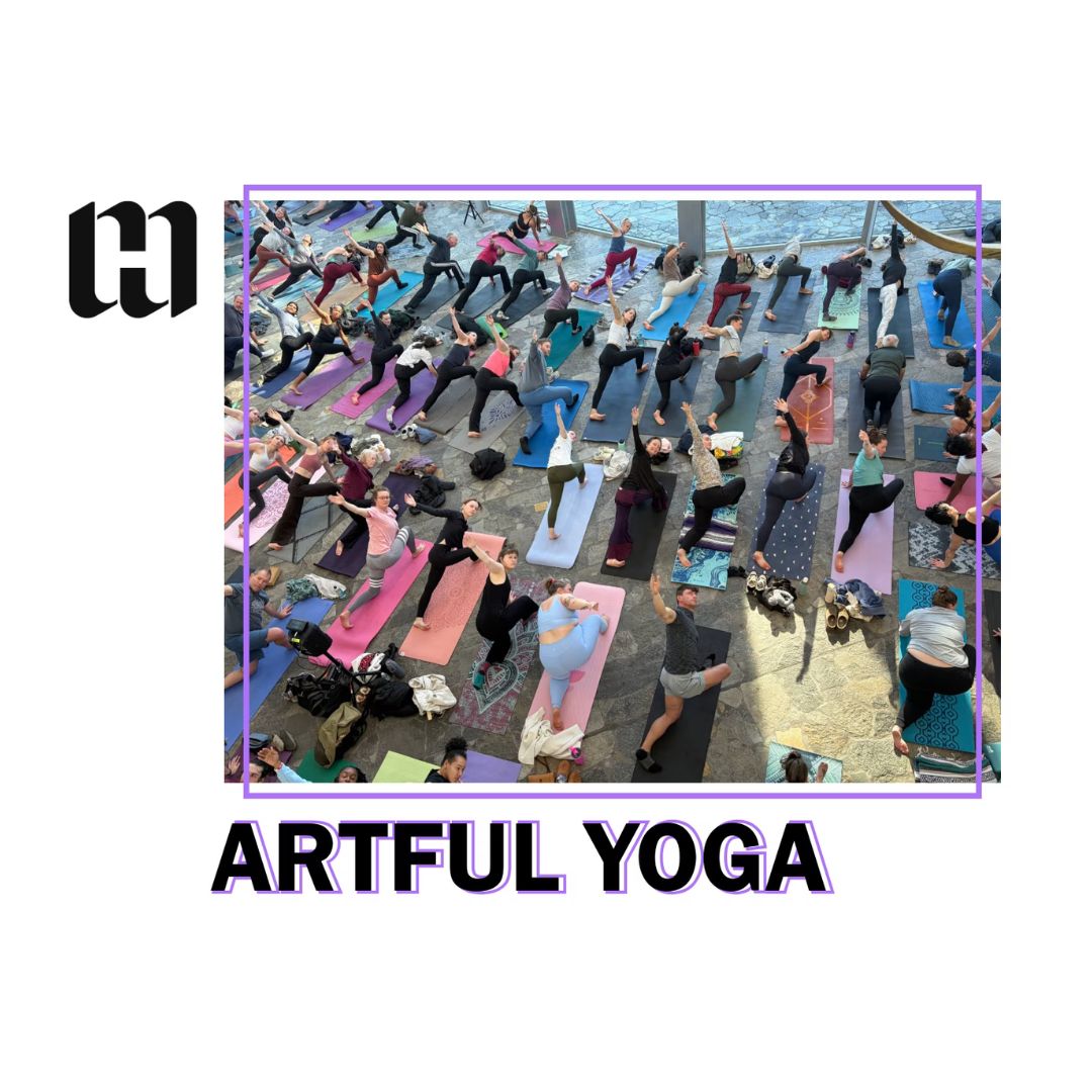 Artful yoga graphic