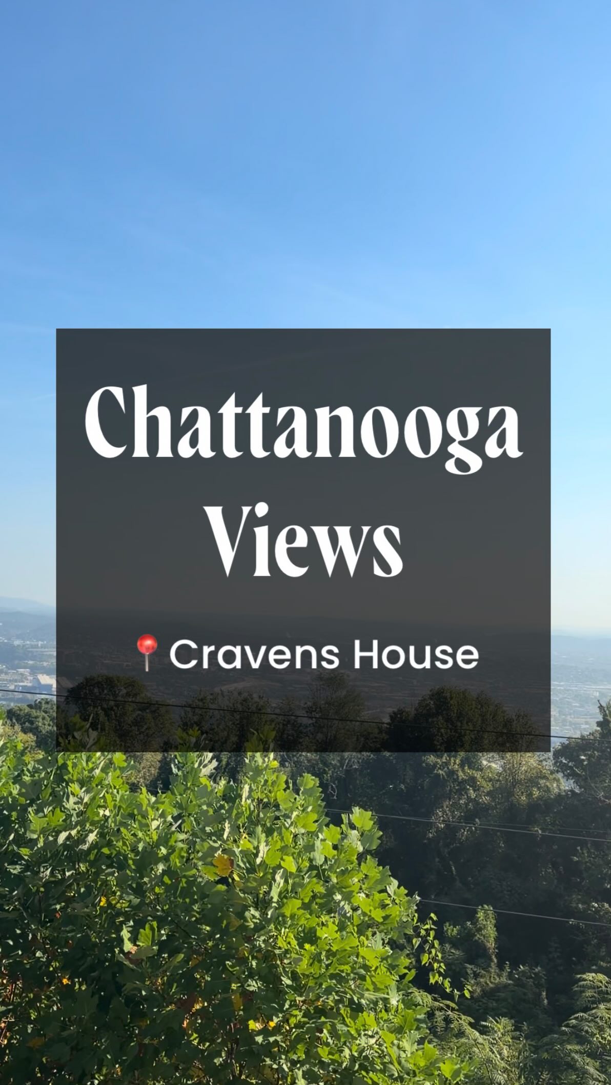 If you’re looking for a new perspective on Chattanooga, consider visiting Cravens House on Lookout Mountain. Located just 15 minutes from the heart of Chattanooga, you can visit historical grounds and experience beautiful views. Tag a friend you’d like to look at the fall leaves with soon! 🍁