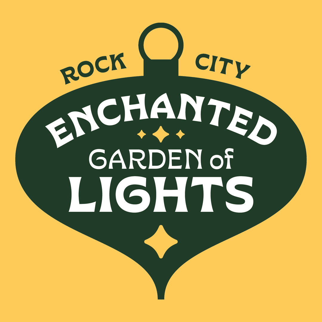 Rock City Enchanted Garden of Lights logo